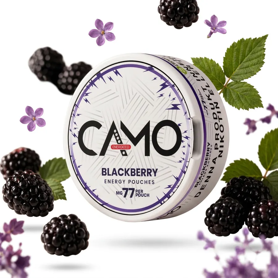 CAMO CAMO Blackberry — kofeinové sáčky