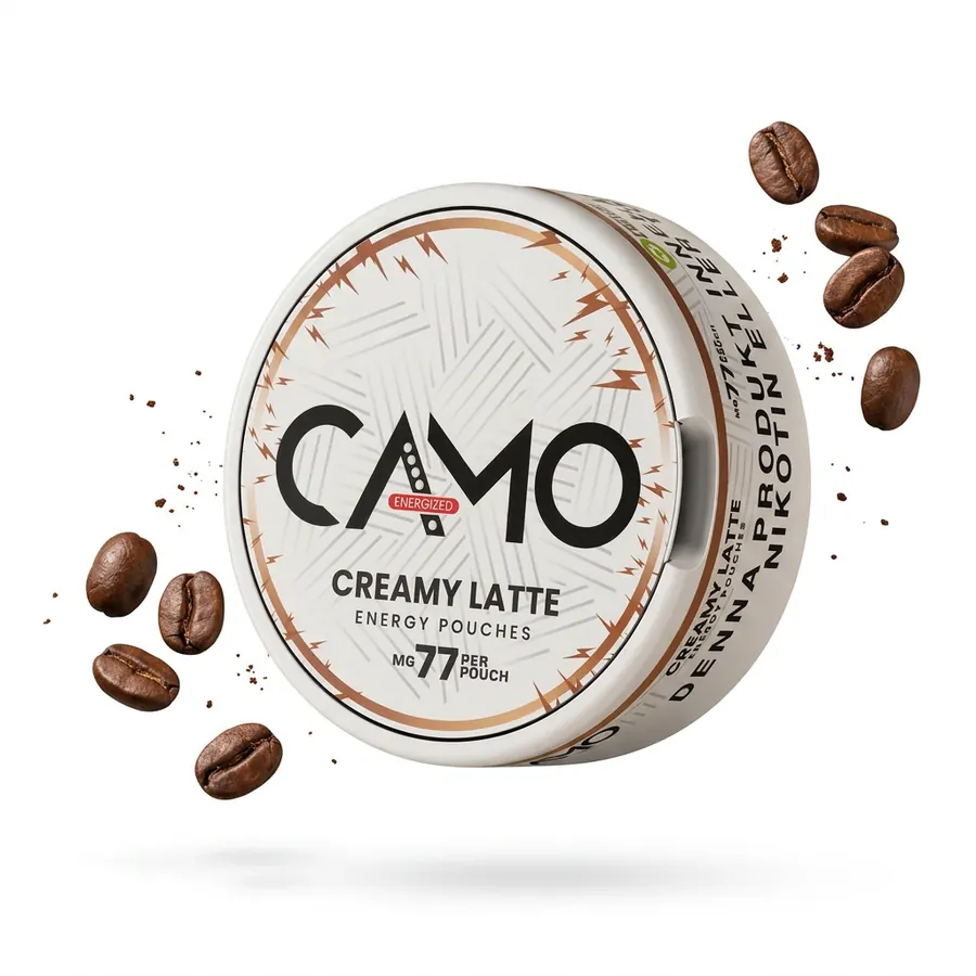 CAMO CAMO Creamy Latte — kofeinové sáčky