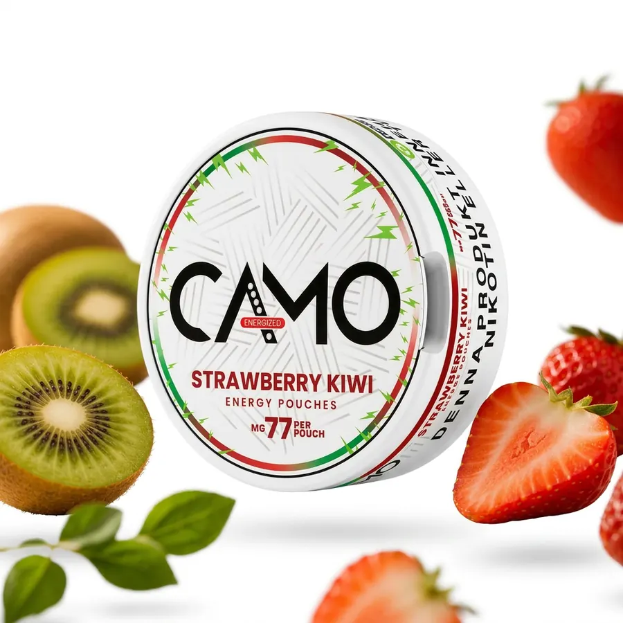 CAMO CAMO Strawberry Kiwi — kofeinové sáčky