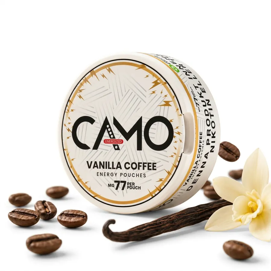 CAMO CAMO Vanilla Coffee — kofeinové sáčky