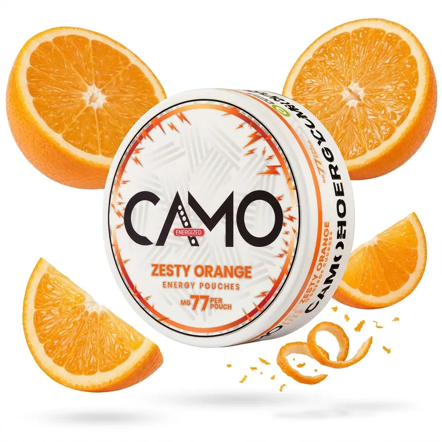 CAMO CAMO Zesty Orange — kofeinové sáčky